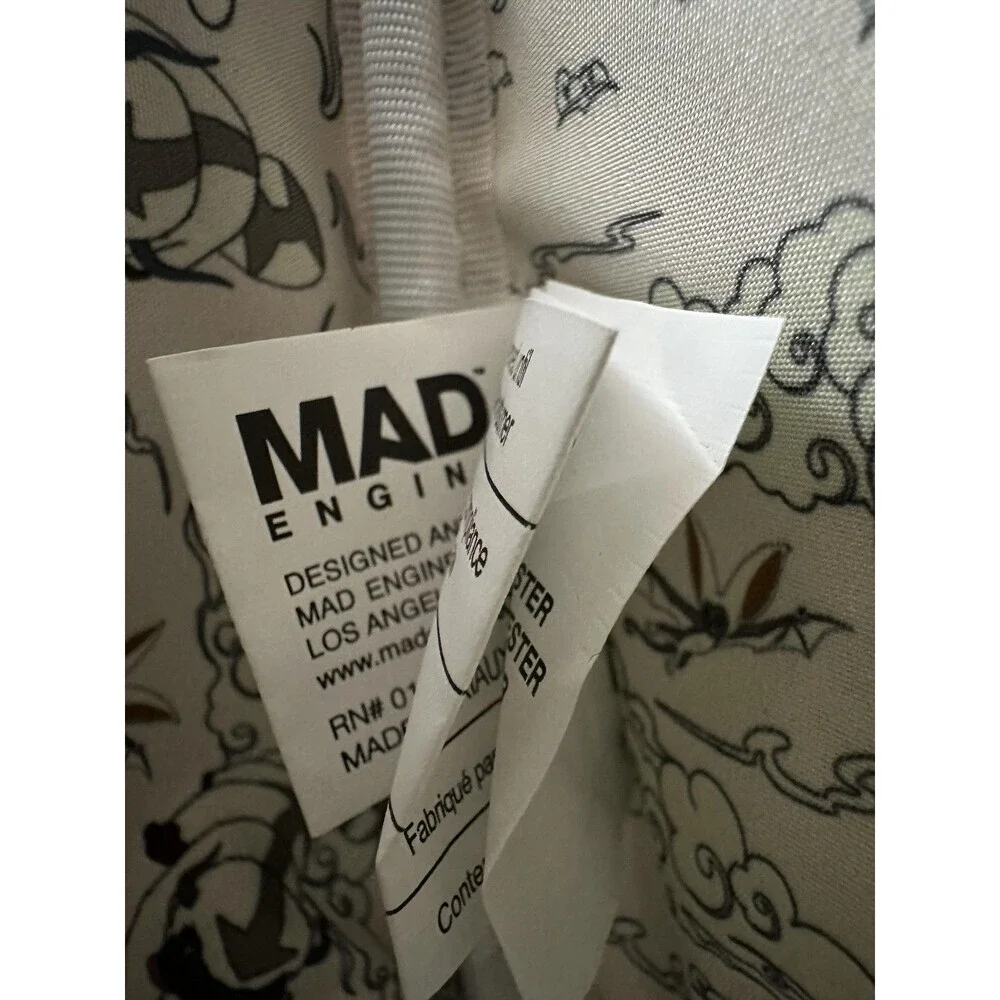 Mad Engine Crossbody Bag Womens Small Turquoise Appa Avatar Anime Cartoon Print